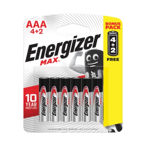 piles AAA 03  4+2GRATUITS