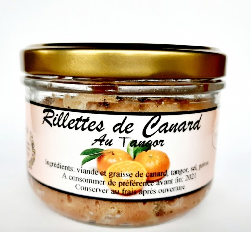 Rillettes de canard au Tangor