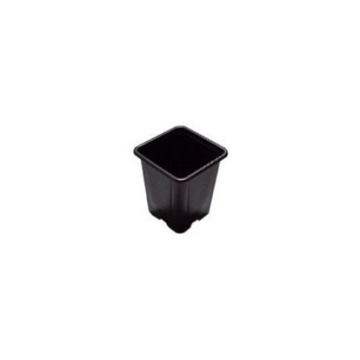 POT carre noir 7x7x8 cm