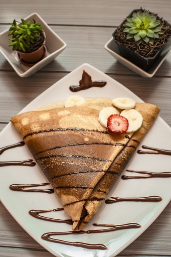 Crêpe sucrée simple à garnir