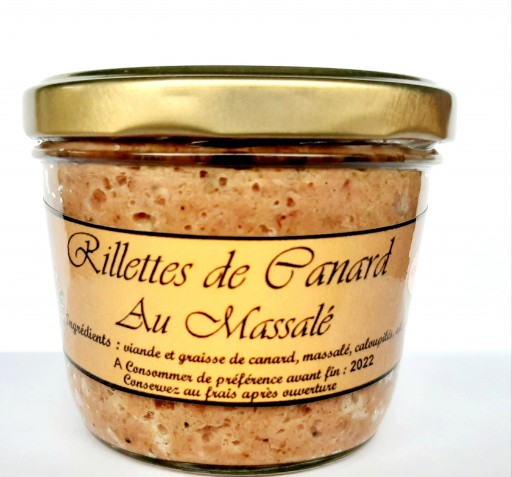 Rillettes de canard au Massalé